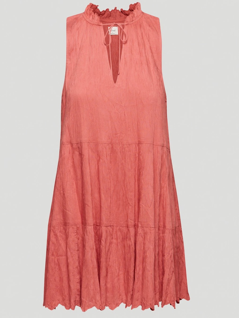 Aritzia Daquiri Dress Warm Sienna Red